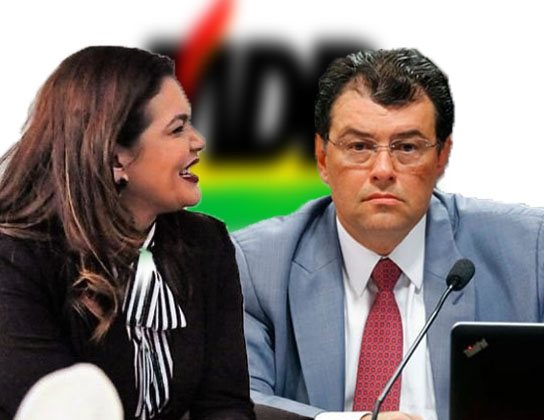 Alessandra Campelo faz gato e sapato com Eduardo Braga, que não tem mais a mesma moral no MDB