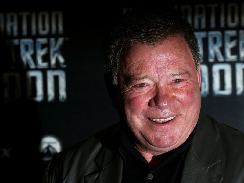 ‘Capitão Kirk’, de Star Trek, vai pela primeira vez ao espaço sideral