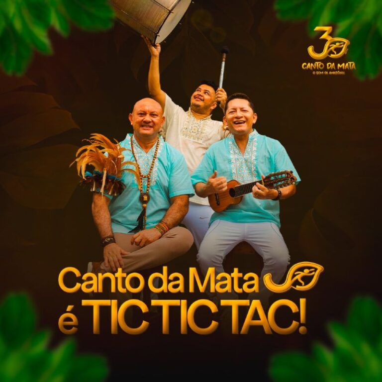 Banda Canto da Mata relança clássico “Tic Tic Tac” e inicia turnê nacional