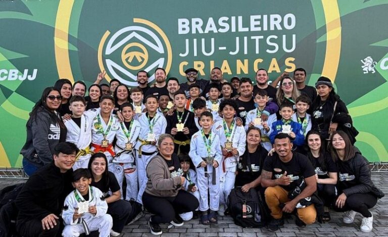 White House Jiu-Jitsu conquista 23 medalhas no Brasileiro Infantil 2025